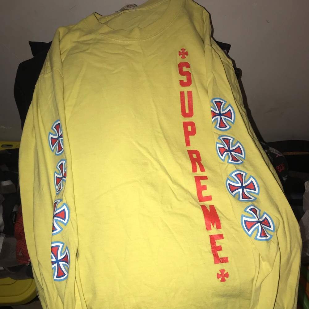 SUPREME X INDEPENDENT LONG SLEEVE TEE